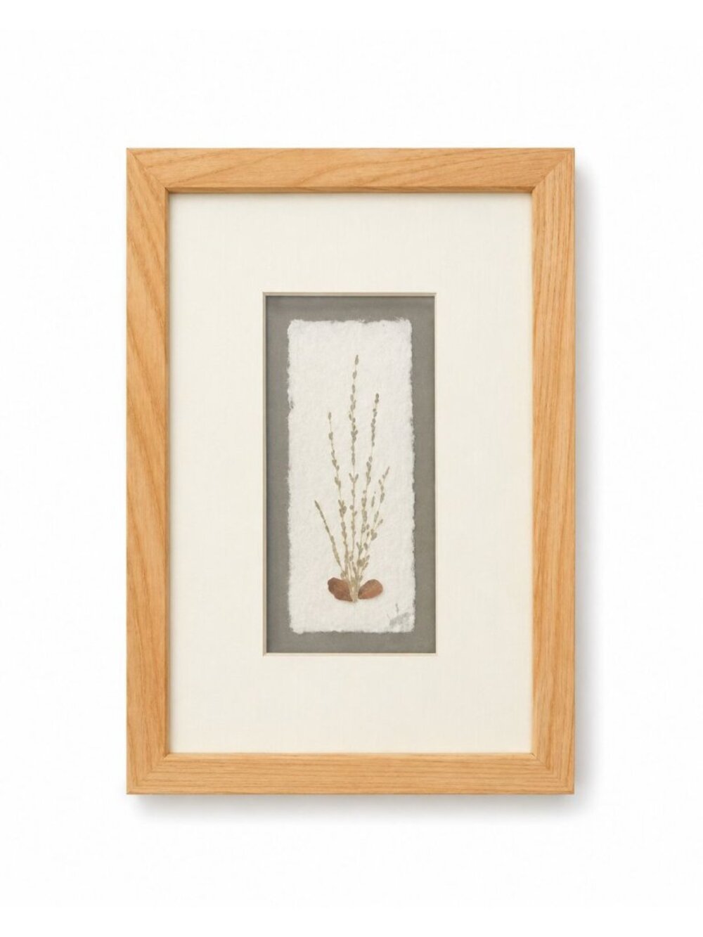 Wall Decor Handcrafted Floral Paper Art Vintage Sculptural Shadow Box Tiny Flowe